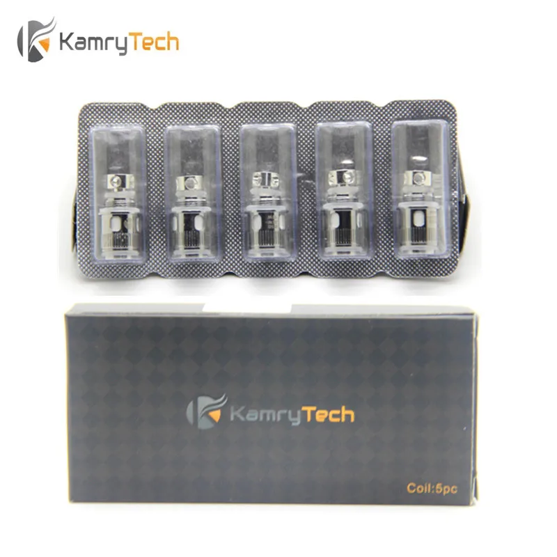 Оригинал Kamry K1000 и испаритель катушки 5 шт./лот 0.5ohm катушки для K1000 Plus E трубы X6 плюс катушки Sub электронная сигарета испаритель катушки