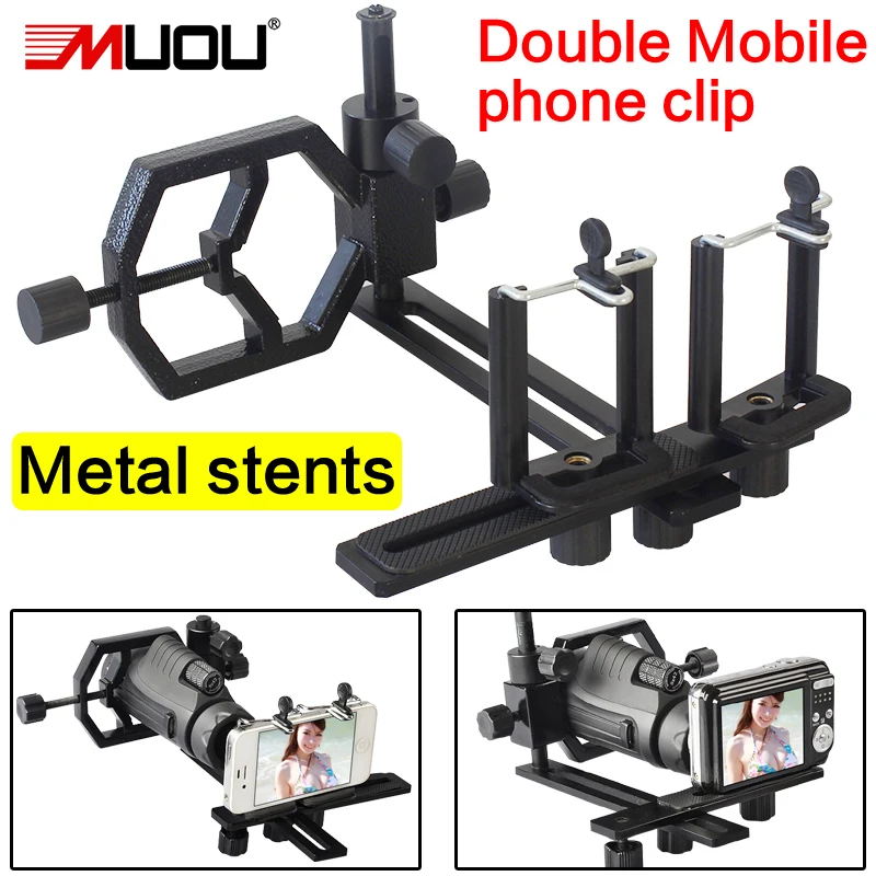 

Telescope Universal Digital Camera Phone adapte Bracket Support Holder Mount Spotting Scopes Telescope Adapter Multifunction
