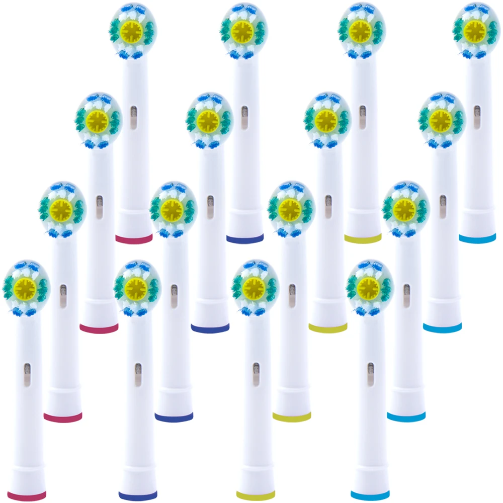 

16 PCS Replacement 3D Toothbrush Heads for Oral b Toothbrush Heads Compatible with The Entire Lineup of Oral-B Toothbrush