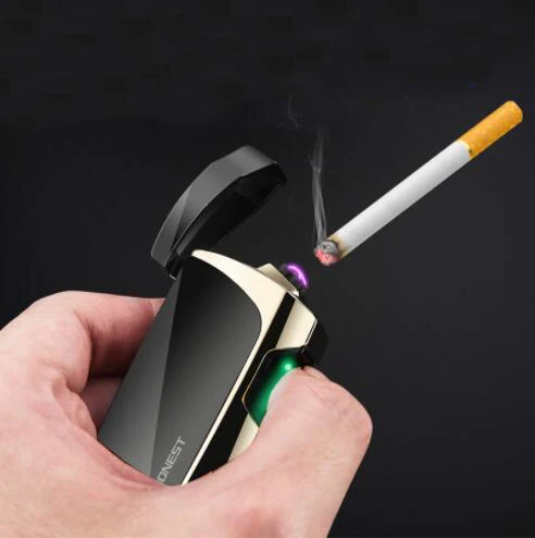 Новая Honest USB электрическая зарядка Зажигалка Лазерная индукция интеллектуальная