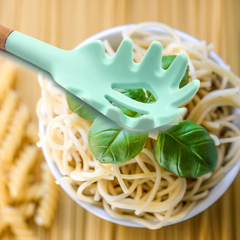 9 Non-toxic Cooking Scoop Spoon Tool Eco-Friendly Durable Silicone Cooking Tool Nonstick Silicone Rubber tools Kitchen Utensils