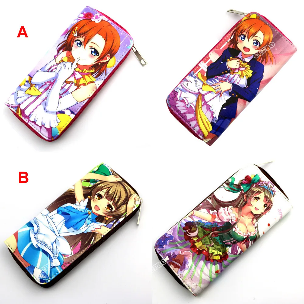 Короткий кошелек Sakura Cardcaptor Sakura Kinomoto с рисунком из мультфильма, кожаный женский кошелек для монет на молнии, сумка для денег в подарок