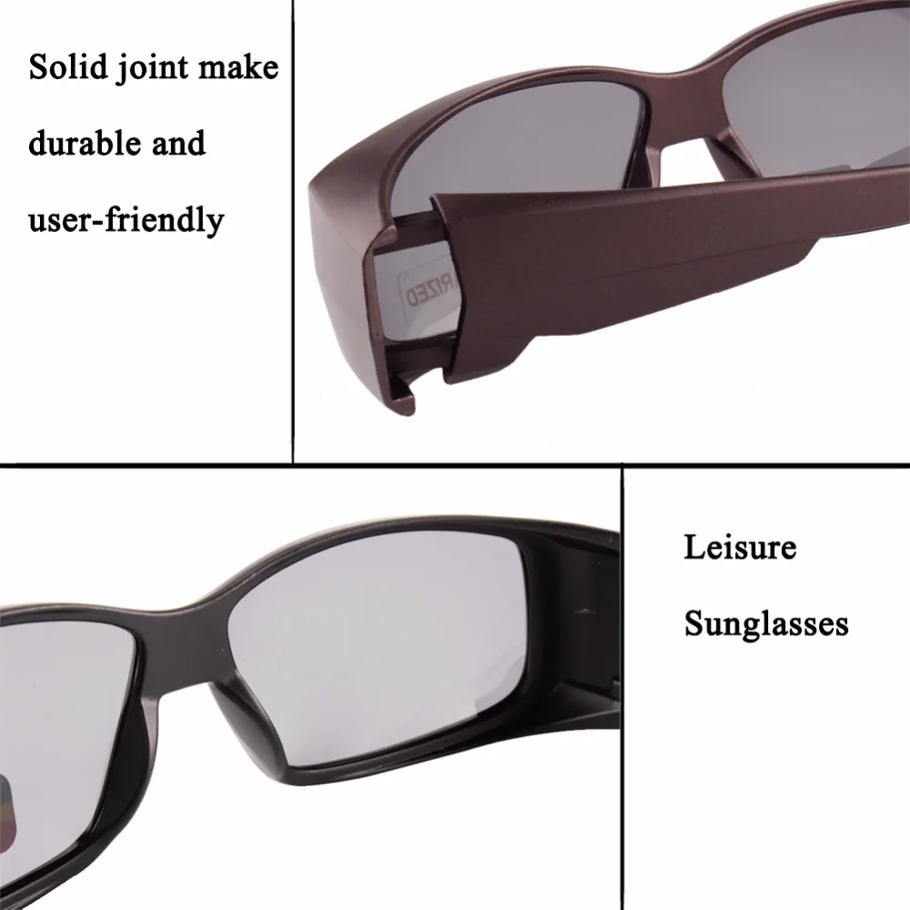 Горячая Акция UV400 подходят для защиты от солнца очки для мужчин поляризованные очки для рыбалки чехол унисекс солнцезащитные очки близорукость очки для женщин