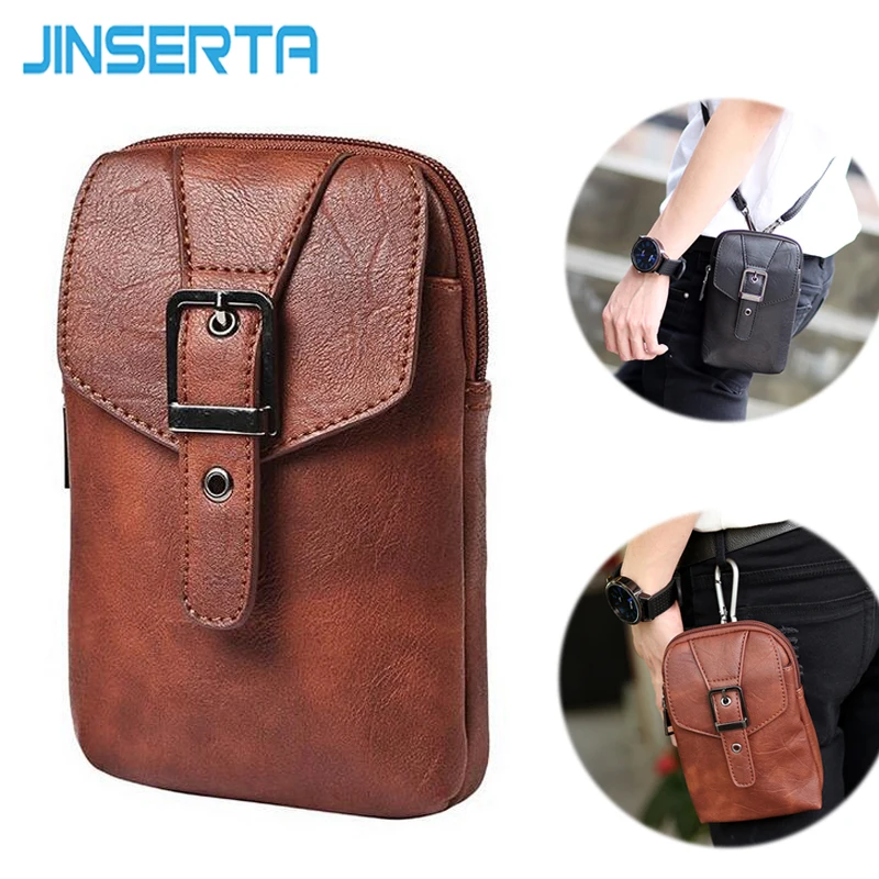 

JINSERTA For Xiaomi Mi Max MAX2 Case Universal Multifunction Wallet Leather Bag Waist Belt Clip Pouch for under 6 inch phone