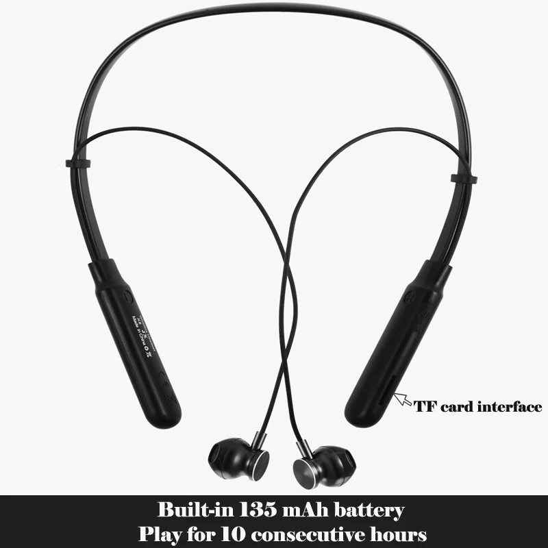 Новые с карты памяти Bluetooth 5 0 наушники Беспроводной IPX4 Водонепроницаемая стерео