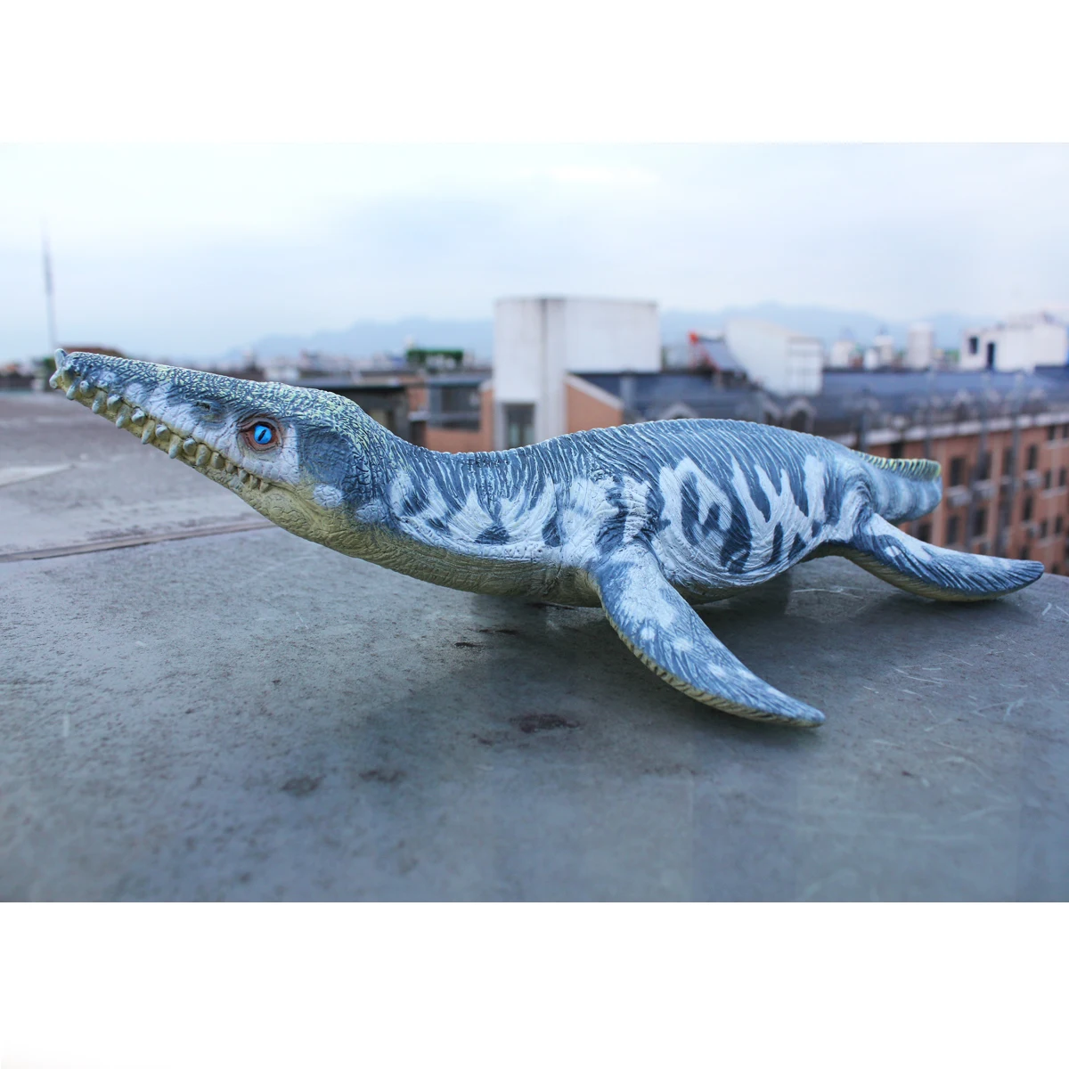 Игрушечный динозавр Юрского периода модель Liopleurodon из ПВХ мягкая имитация