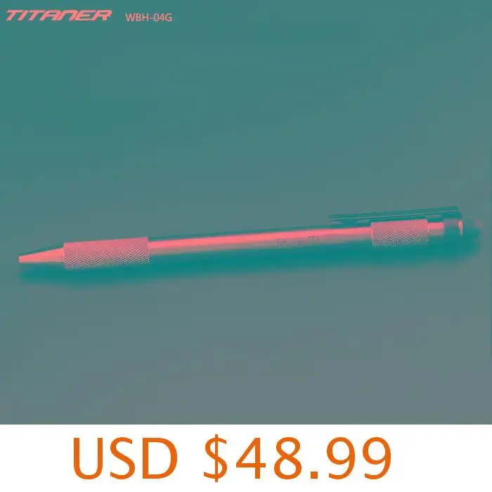 Titaner титановая тактическая ручка для самообороны, аварийная ручка для письма, сенсорный экран, наружное окно, Braker, 0,5 мм, запасная часть, для кемпинга