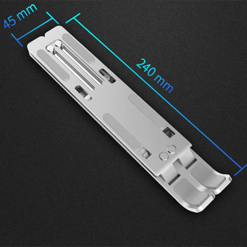 Портативный 15,6 дюймов авто держатели для ноутбука алюминий сплав компьютер вентиляция Лифт регулируемый складной планшеты полк