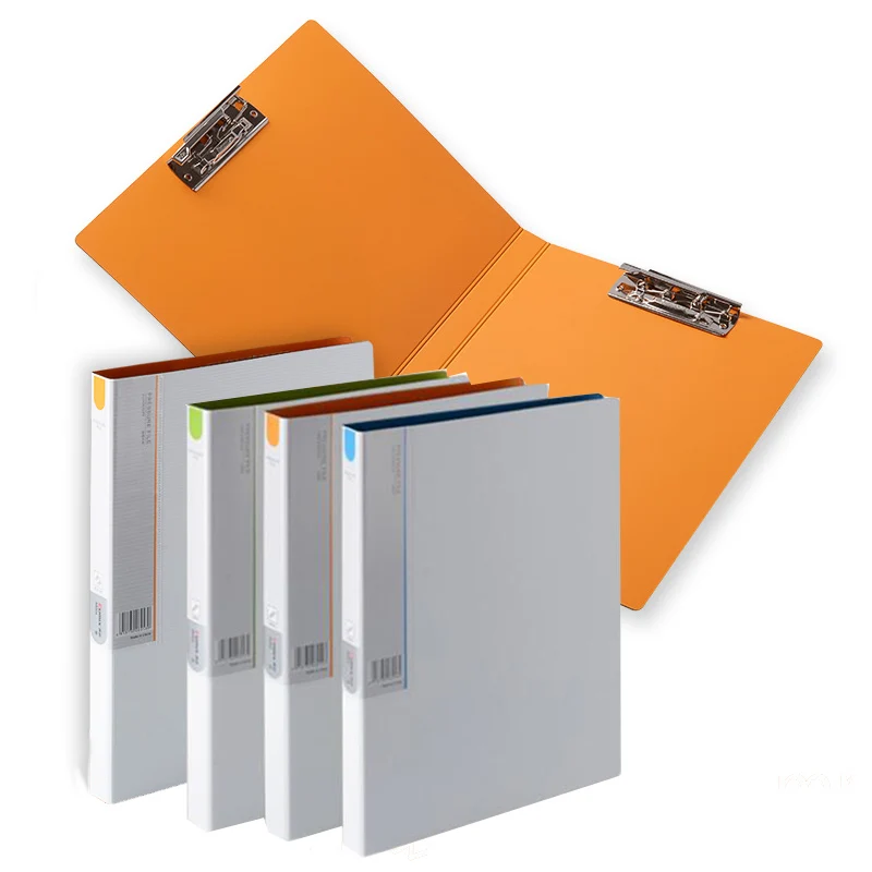 

4pcs Double Strong Lever Clips Files A4 Clamp Binder Foldover Folders Document Holder Display Books Office Stationary Organizers