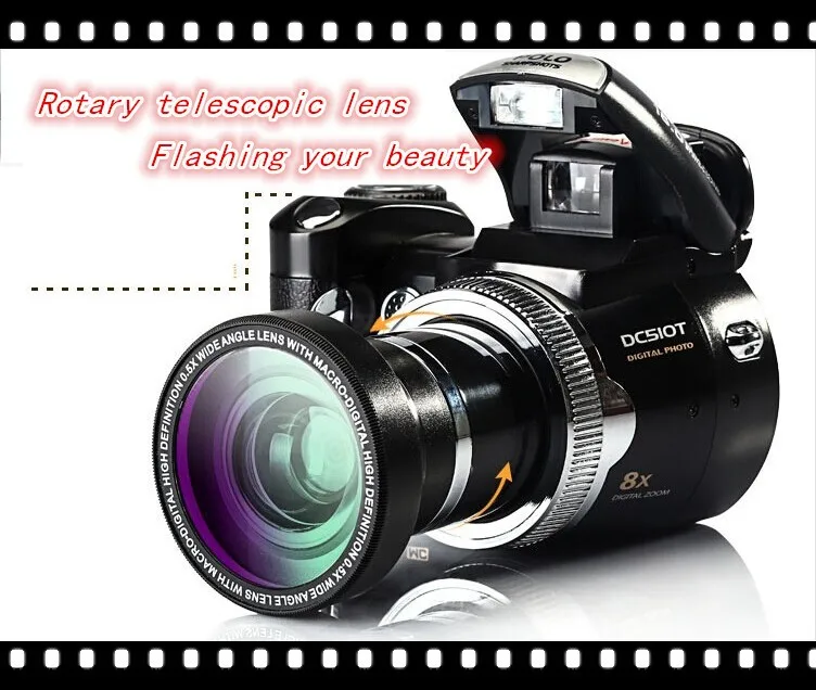 Freeshipping DSLR font b Digital b font font b Camera b font 16MP Flashlight Cheap Cameras