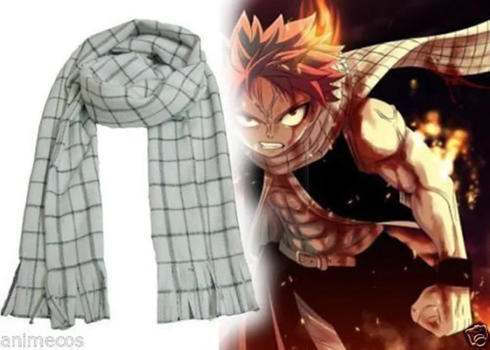 HOT 2016 Anime Fairy Tail Natsu Dragneel Scarf Cosplay Costume Cute Gift - ...