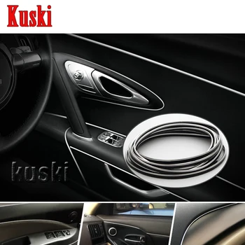 

5M Car Styling Interior Mouldings Trim Strip Sticker For Mitsubishi ASX Lancer 10 9 Outlander Pajero I200 Cadillac CTS SRX AT