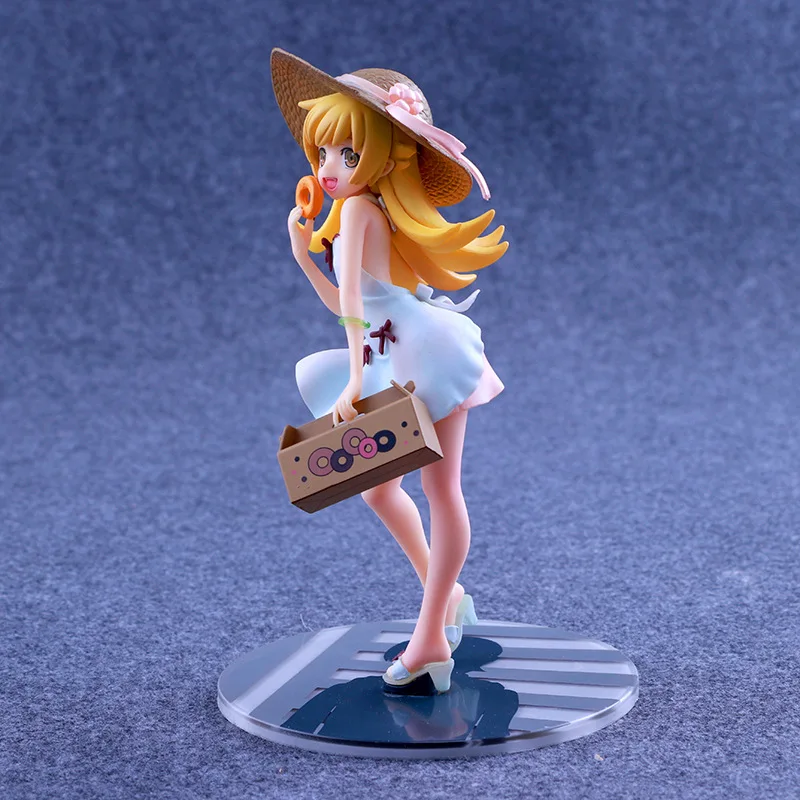 Anime Monogatari Nisemonogatari Oshino Shinobu PVC Figures Toys Super Kawaii Girl Figuras Dolls Gift 18cm  (3)
