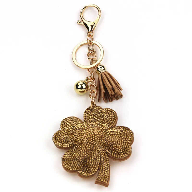 Hot sale Tassel Pompom Car Key Ring Pendant Fur Ball Keychain Rabbit Fur Plush Fur Key Chian POM POM Keychain