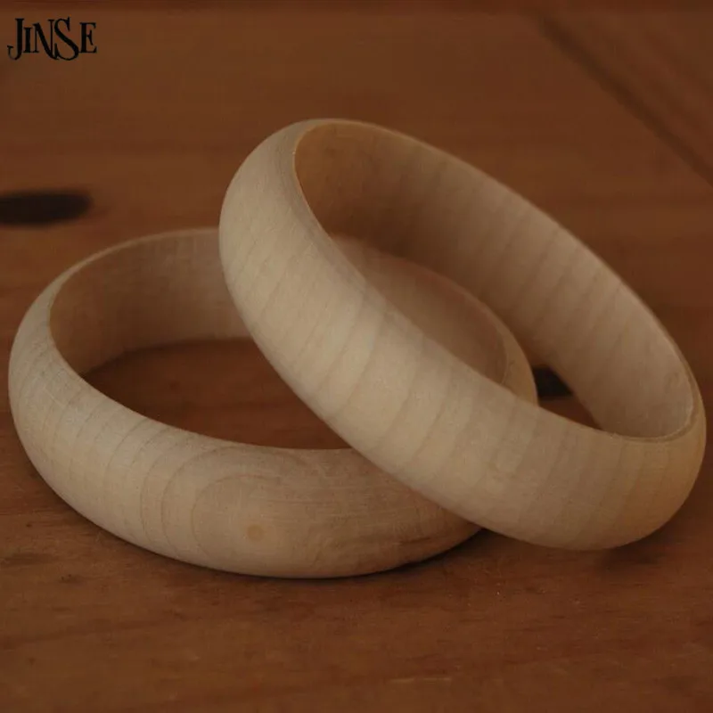 

30pcs Natural Unfinished Thin Wooden Bangles Bracelet For Painting Academy of Fine Arts student wood joinery Wholesale WOD053-30
