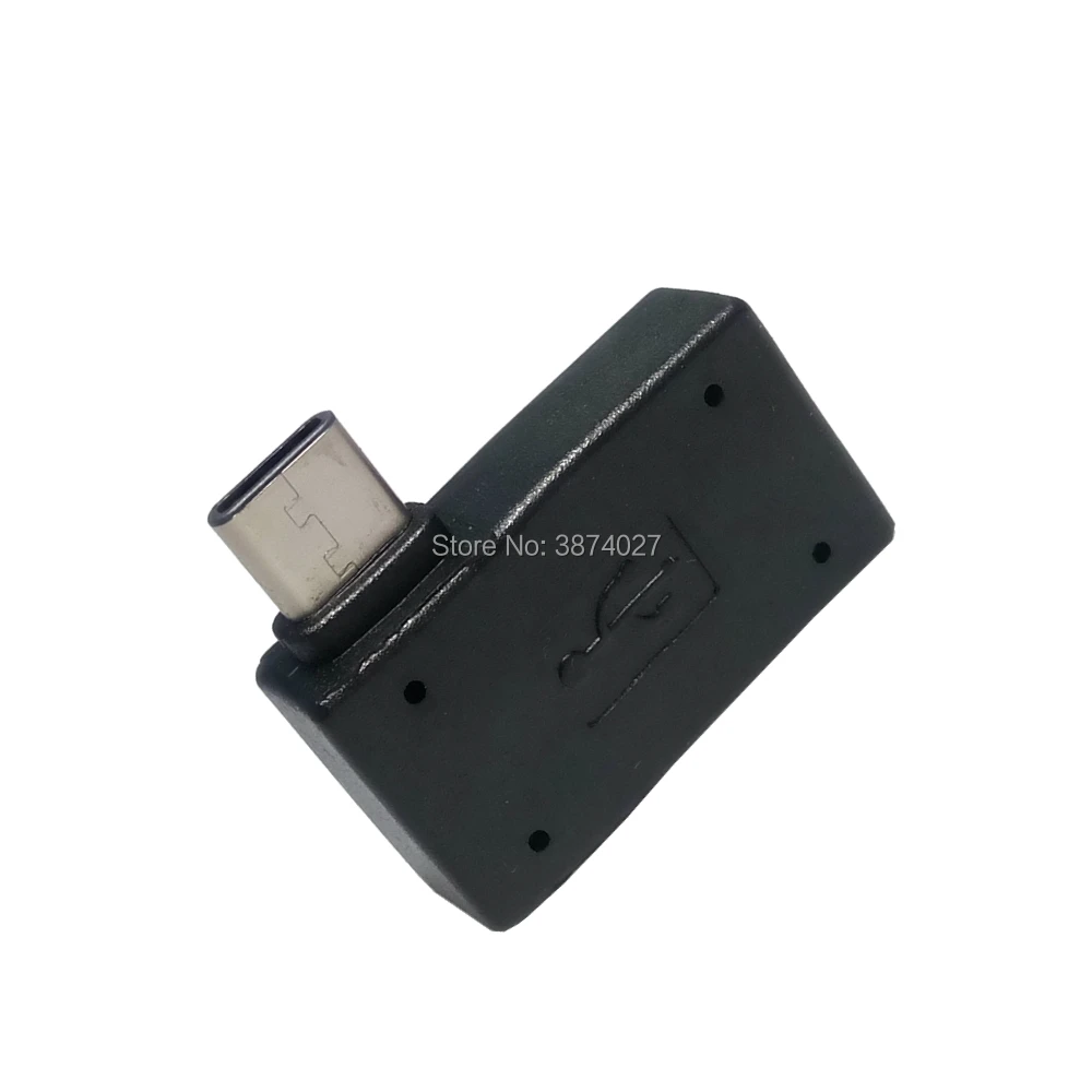 Переходник Type c Usb OTG 3 1 папа 2 0 A мама 90 градусов левый и правый угол адаптер