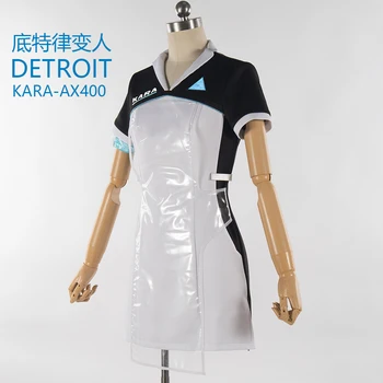 

[STOCK] 2018 Anime Detroit: Become Human Kara Tight Unifrom Cosplay Costume Tops+pants For Women Halloween Free Shipping New.