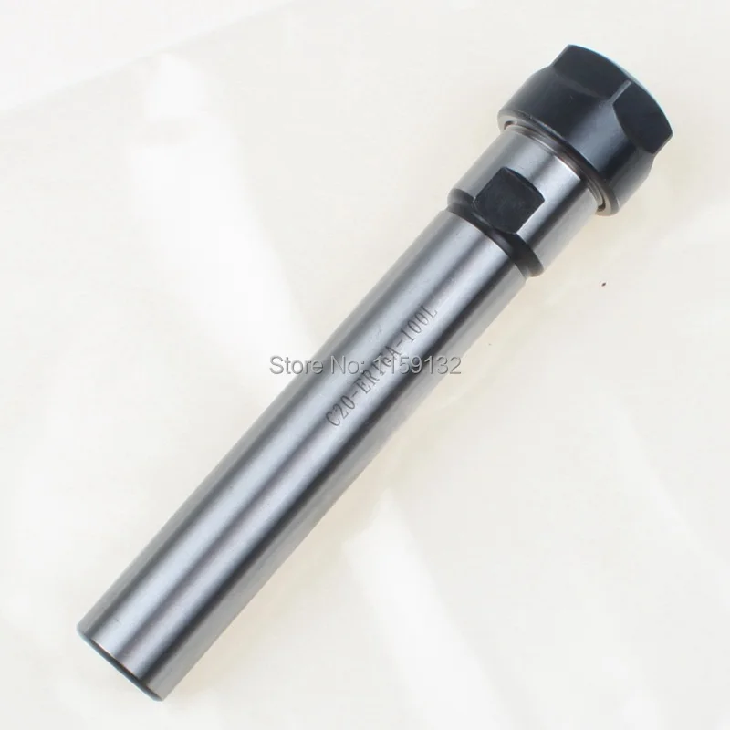 

C20 ER16A 100L Collet Chuck Holder CNC Milling Extension Rod Straight Shank