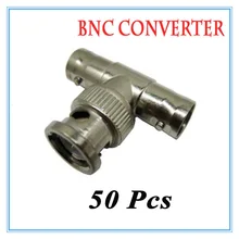50 шт. BNC 2 Женский 1 разъем удлинитель для CCTV камеры безопасности системы видеонаблюдения