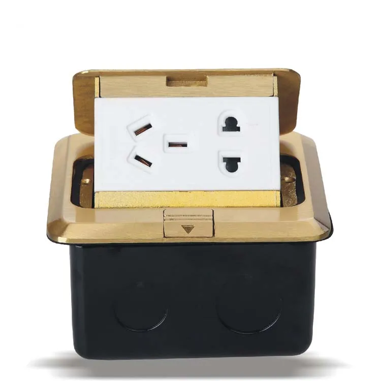 

Full Copper Pop-Up Buried Floor Plug, Power 5 Hole To Plug, PC220V 10A
