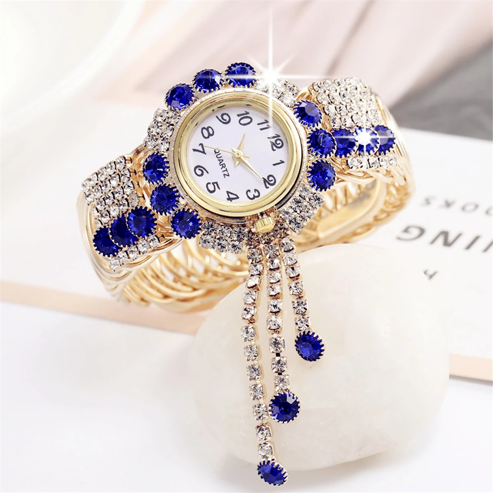 

2019 Top Brand Luxury Rhinestone Bracelet Watch Women Watches Ladies Wristwatch Relogio Feminino Reloj Mujer Montre Femme Clock