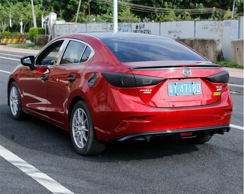 Для Mazda 3 Axela. задний спойлер бампер автомобиля диффузор Авто Интимные аксессуары