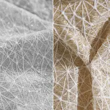 2style Bronzing soft irregular line striped Embroidery mesh clothing textiles fabric dress wedding gauze party tweed fabric A443 2style wave pleated small texture stereo textiles cotton fabric dress sequins diy laser wedding gauze party tweed fabric a424