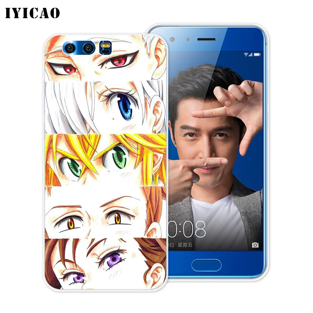 Мягкий силиконовый чехол IYICAO аниме Nanatsu no Taizai для huawei Y9 Y7 Y6 Prime Honor 8C 8X8 9 10 Lite 7X 7C 6A 7A Pro