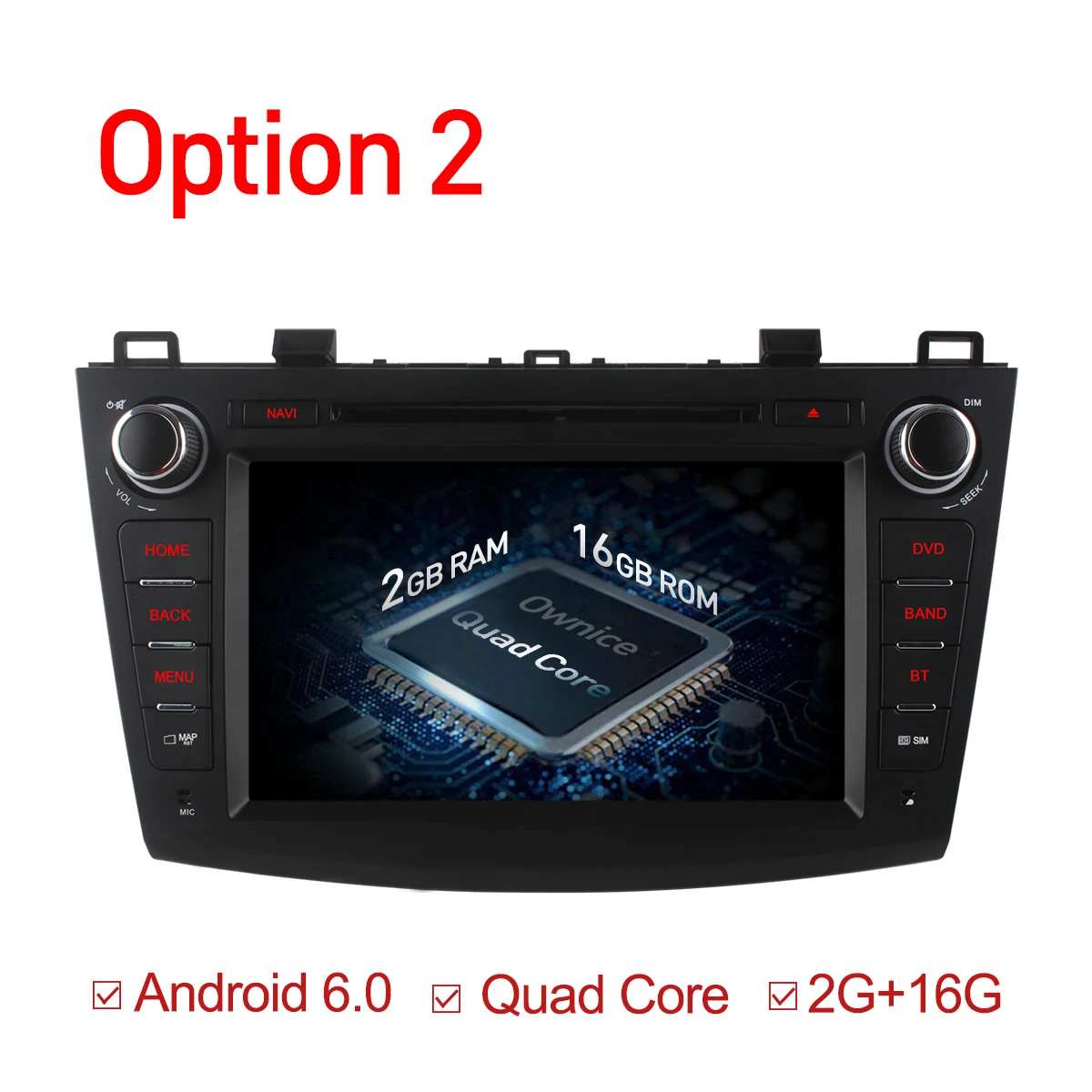 Sale Ownice C500 Android 6.0 Octa 8 core for mazda 3 Car DVD player 2009-2012 radio with wifi 2GB RAM 32GB ROM Support 4G LTE DAB+ 2