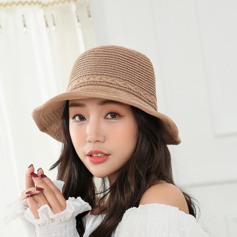 2018 New Sunshade Bucket hat for women Sun Hat Female Tide Sunscreen