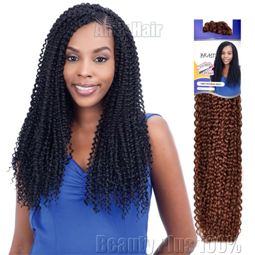 Free Shipping Box Braids Water Wave Bulk Crochet Latch Hook Braiding
