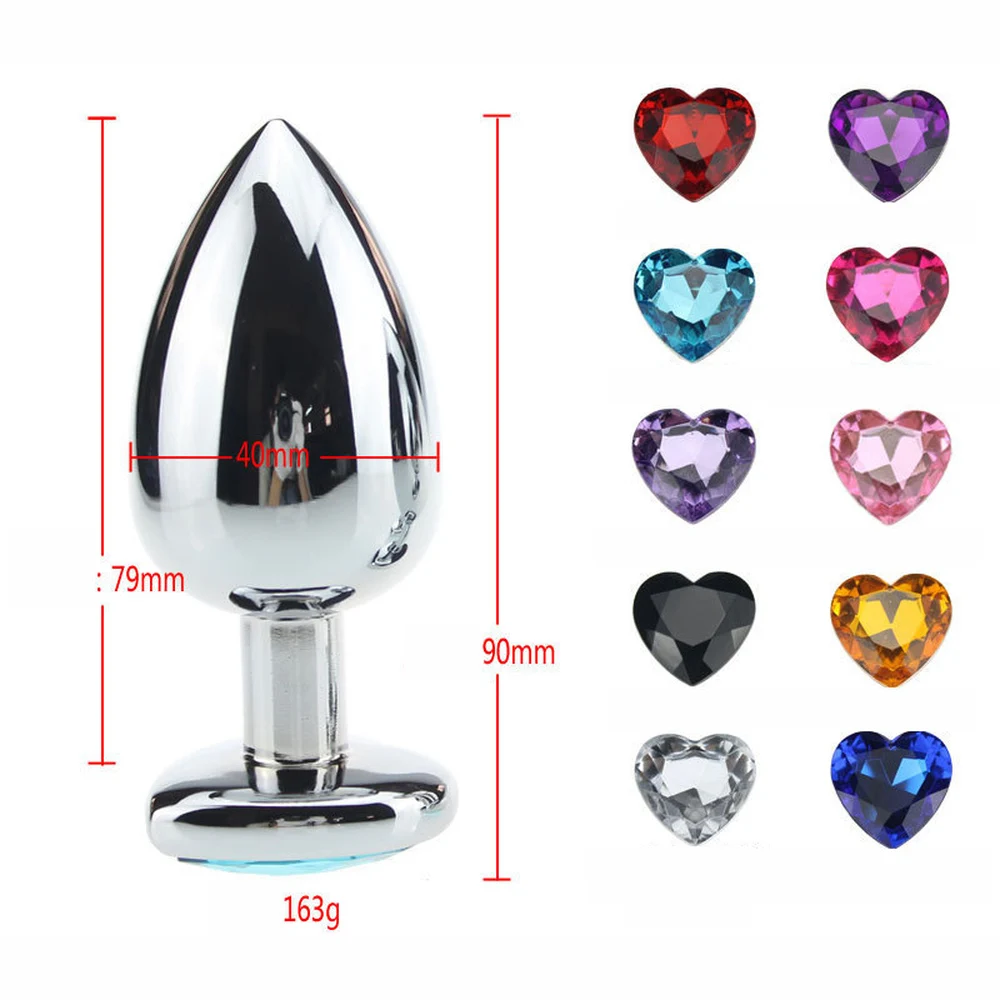 

XL Heart-shaped Metal Random Color Props