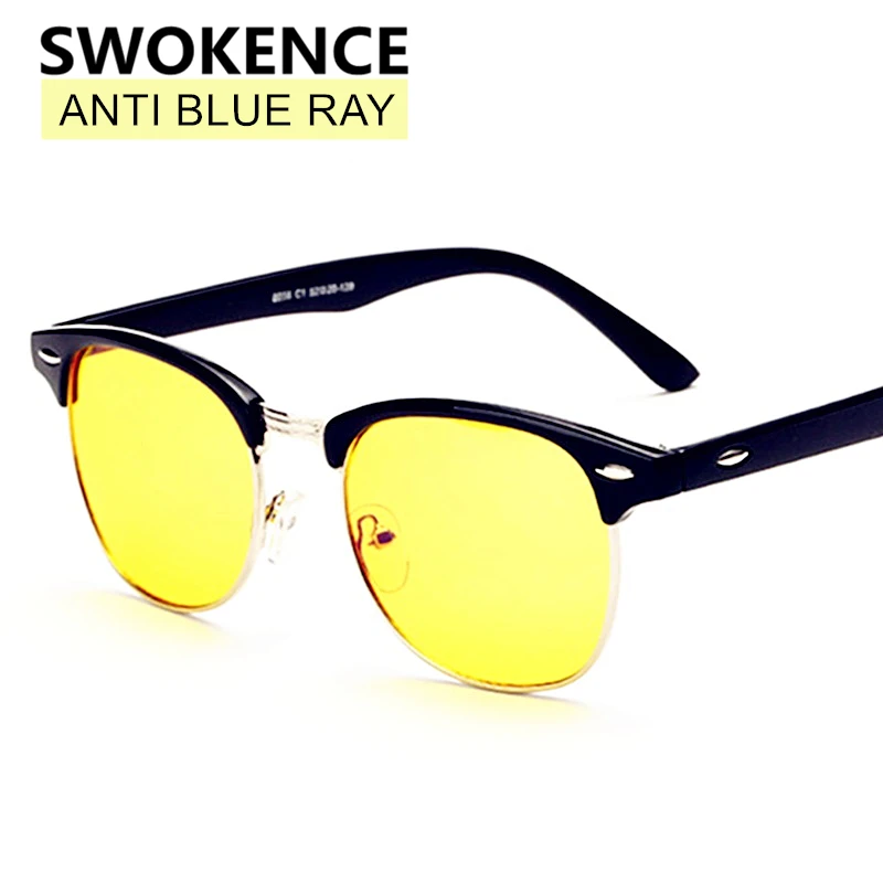 

SWOKENCE Brand Anti Blue Rays Computer Glasses Women Men Against Blue Light Protection Goggles Anti-fatigue Gaming Glasses F179