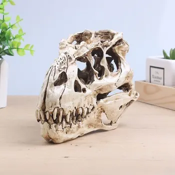 ORAF tyranozaur czaszka t-rex czaszka prezenty realistyczne rzemiosło żywiczne czaszka dinozaura Fossil nauczanie model szkieletu wystrój akwarium domu tanie i dobre opinie CN (pochodzenie) Zwierząt Antique sztuczna Europa Żywica