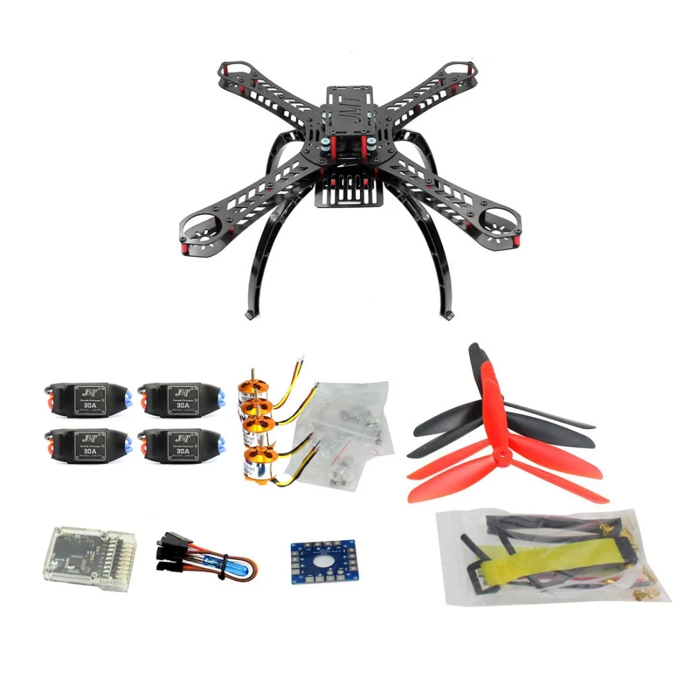 JMT DIY BNF Drone Multicopter Kit 310 mm Fiberglass Frame QQ SUPER