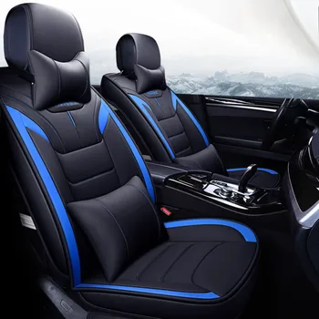

Car seat cover full set leather for nissan rogue sentra sunny teana j31 j32 tiida versa x trail of 2018 2017 2016 2015