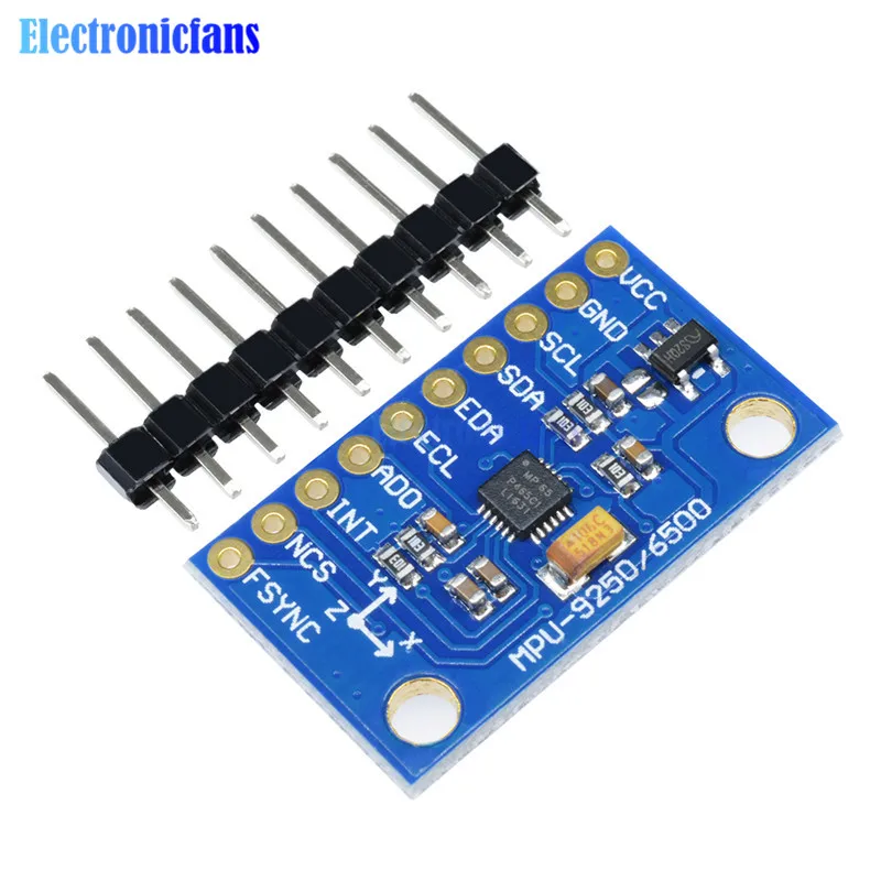 1 компл. IIC I2C SPI MPU6500 MPU-6500 6-осевой гироскоп Модуль датчика акселерометра заменить
