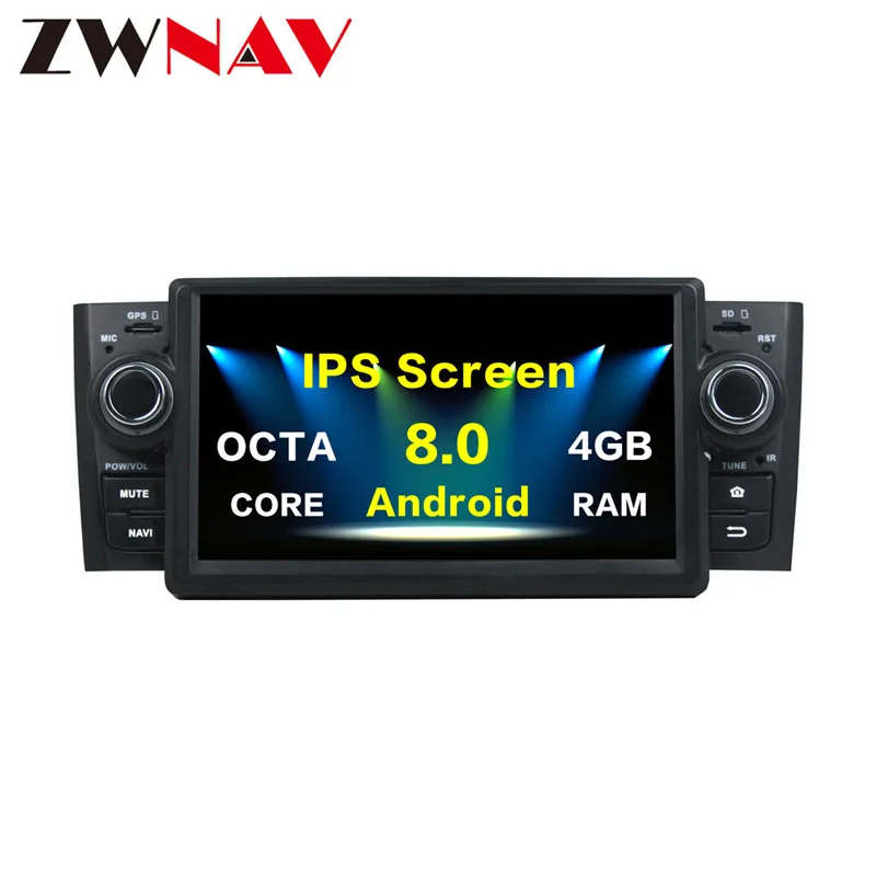 Cheap 4+32G Android 8.0 Car CD DVD Stereo Head unit For Fiat LINEA 2007-2013 car multimedia player Auto radio GPS Navigation BT Wifi 9