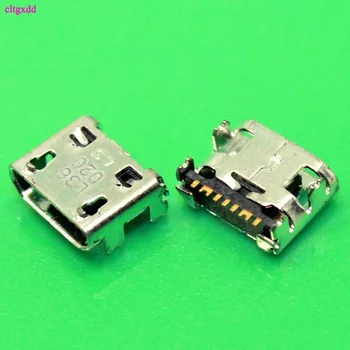 

clgxdd 100pcs Micro USB 7pin B type Female Connector For Mobile Phone Micro USB Jack Connector 7 pin Charging Socket