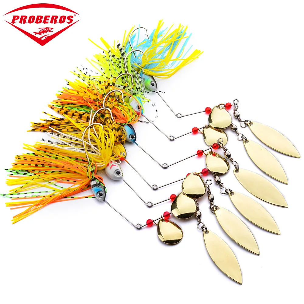 spinner bait 15G 18G metal lure hard fishing lure Spinner Lure Spinnerbait Pike pesca swivel