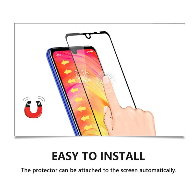 2 шт. 9H redmi note 7 стекло Glass защитное стекло на редми ноут 7 стекло на xiaomi redmi note 7 pro стекло сяоми редми ноут 7 про