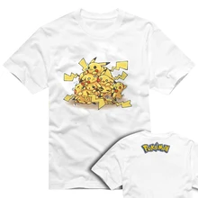 Pokemon T Shirt Parody Anime Game Design T-shirt Cool Novelty Funny Tshirt Style Men Women Printed Fashion Top Tee