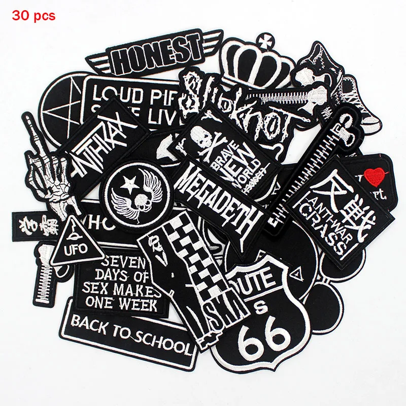 Buy Punkers Motorcycle riding Letters Patch black