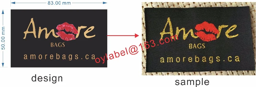 

Custom brand clothing labels private logo woven labels and tags 1000pcs/lot