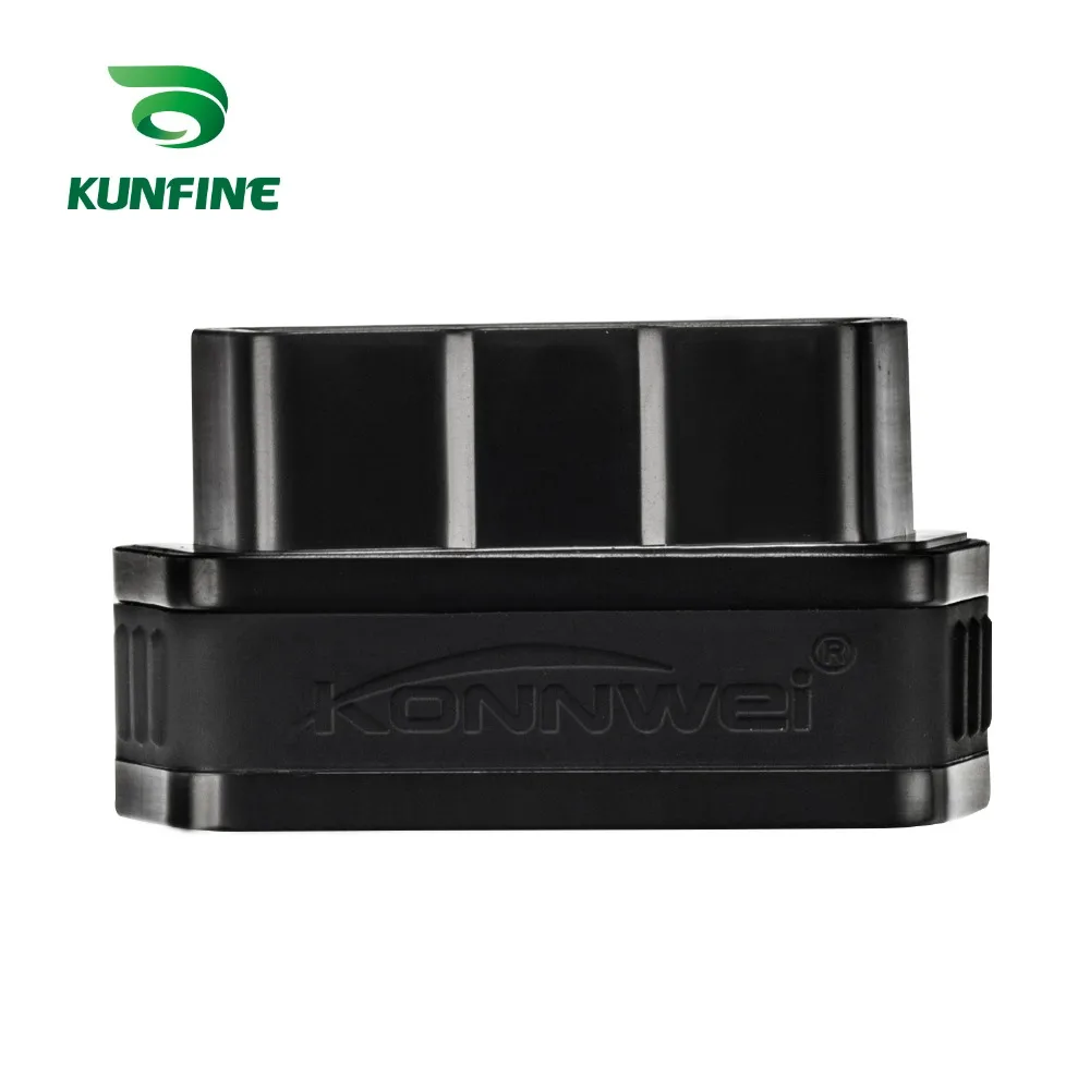 KUNFINE супер мини KW901 WI-FI ELM327 V1.5 ODB2 OBDII автомобиля диагностический сканер инструмент ELM 327 Code Reader Работает на iOS телефона Android