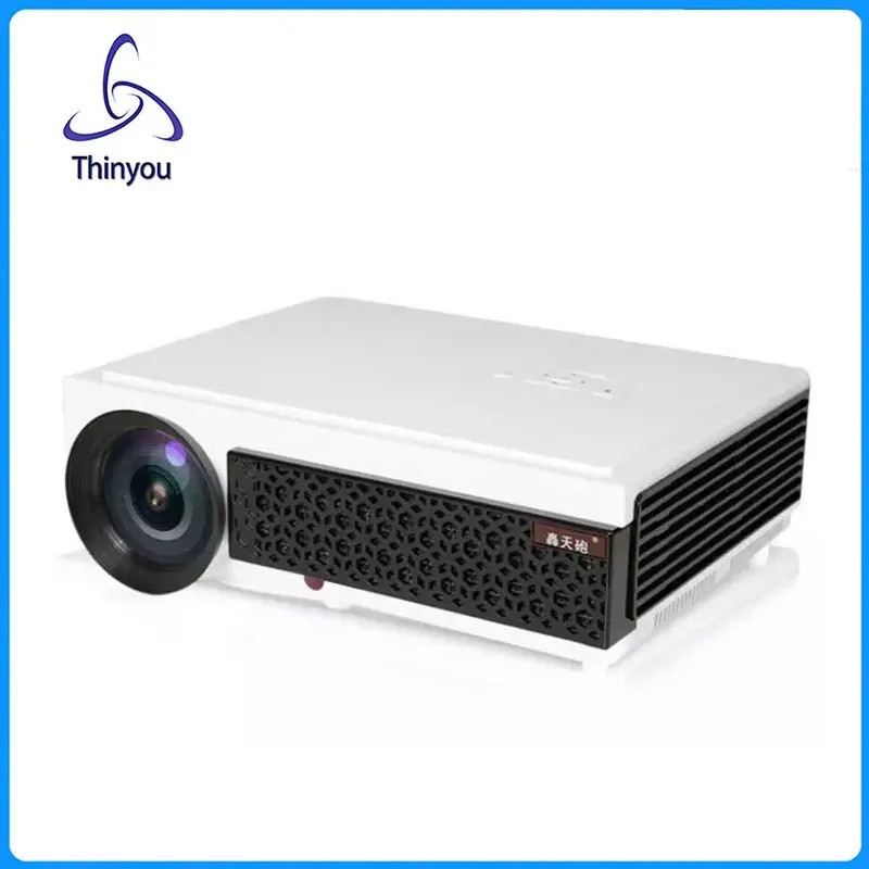 Thinyou Full HD Projector 4.4 Andorid Smart WIFI Proyector TV LED 3D Home Theater Cinema 1080p Beamer Projetor Teaching