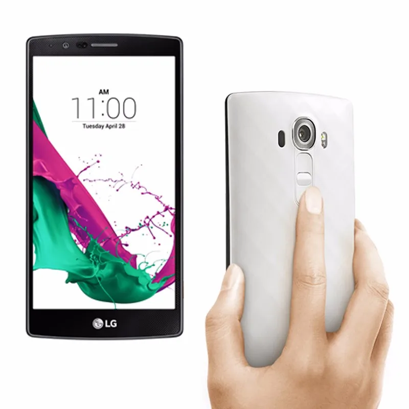 Разблокированный LG G4 H815 H810 H818 Hexa Core Android 5,1 3 ГБ+ 32 ГБ 5,5 дюйма многоцветный чехол для сотового телефона отремонтированный