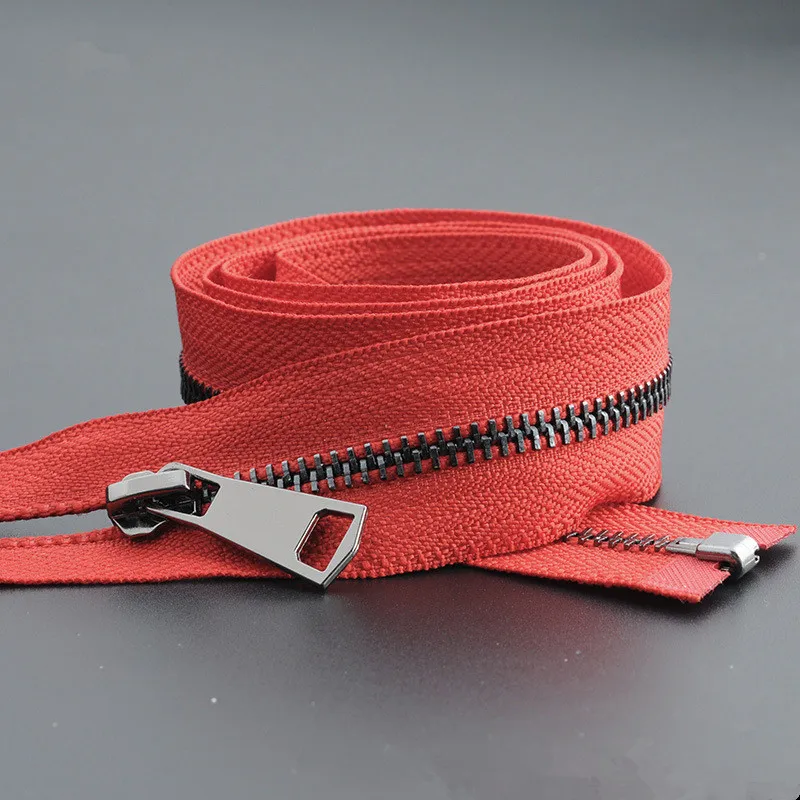 2pcs-5-85cm-open-end-metal-zippers-gun-black-gold-zipper-for-down-jacket-DIY-sewing (3)