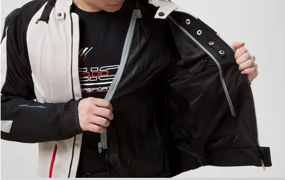 Мотоциклетная Мужская Защитная куртка jk015 ферросплав Защитное снаряжение летняя куртка дышащая сетчатая куртка 033