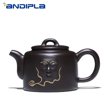 

280cc Authentic Yixing Teapot Zen Pot Chinese Healthy Purple Clay Tea maker Master Handmade Kung Fu Tea Set Vintage Home Decor